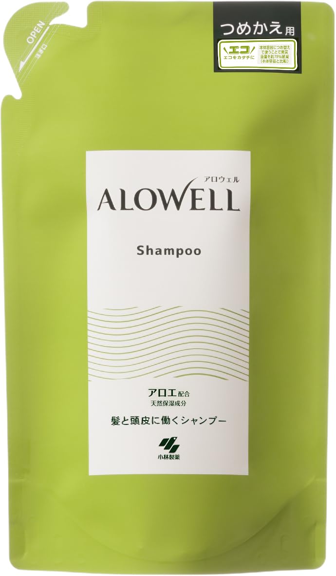 Aroweru Shampoo Recharge 300ml avec Aloe et Parfum Floral