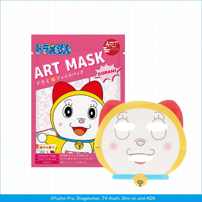 ARTMASK Japanese Sheet Mask Set featuring Kabuki and Doraemon