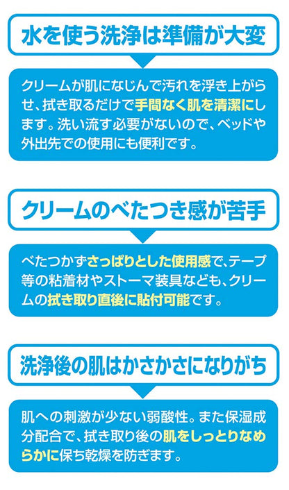 ALCARE Moisturizing and Cleansing Cream 5g Pack of 10 for Japanese Skincare