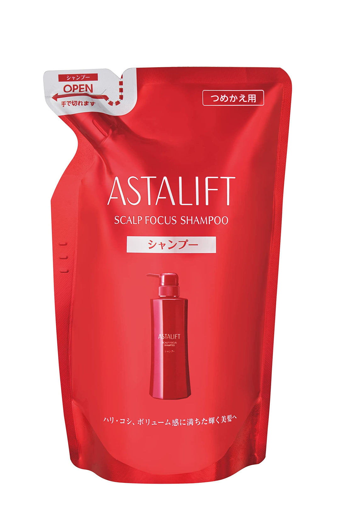 ASTALIFT Scalp Focus Shampoo Refill 300ml Non-Silicone Formula