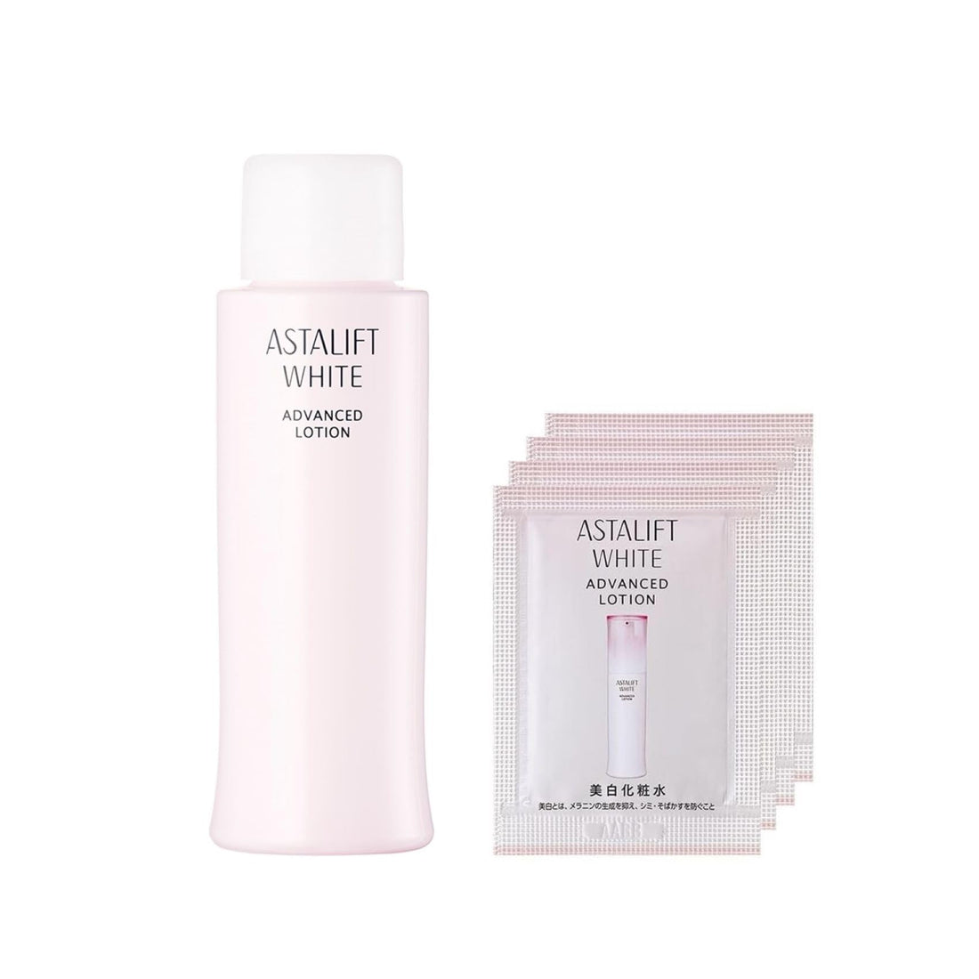 ASTALIFT White Advanced Brightening Lotion Refill 130ml, with Four 1ml Pouches