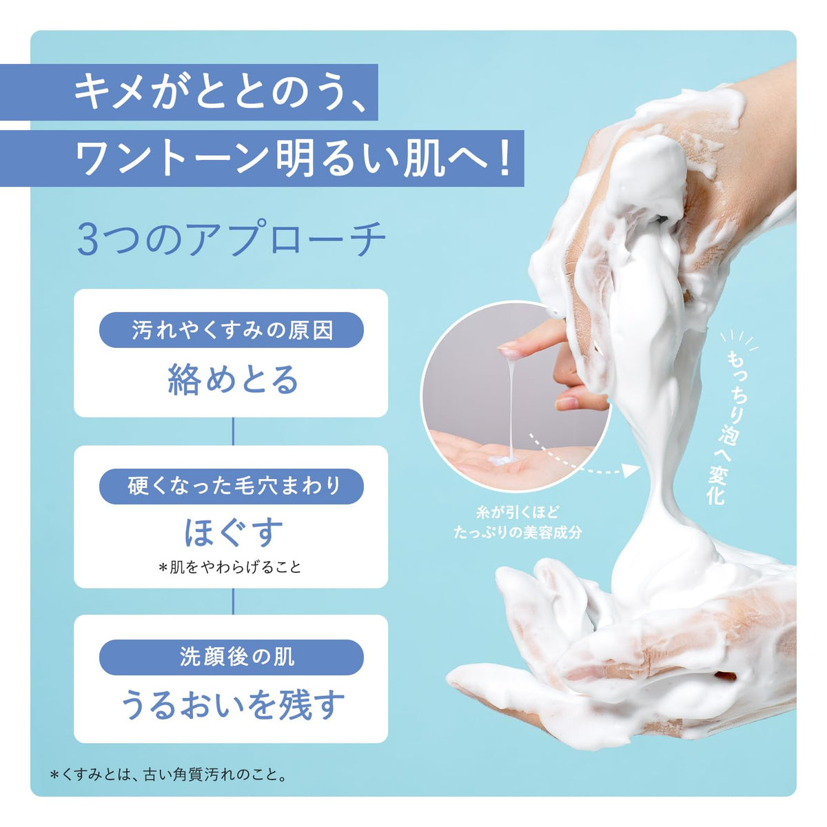 Attenir Nettoyant Visage Mousse 120g pour une Peau Éclatante