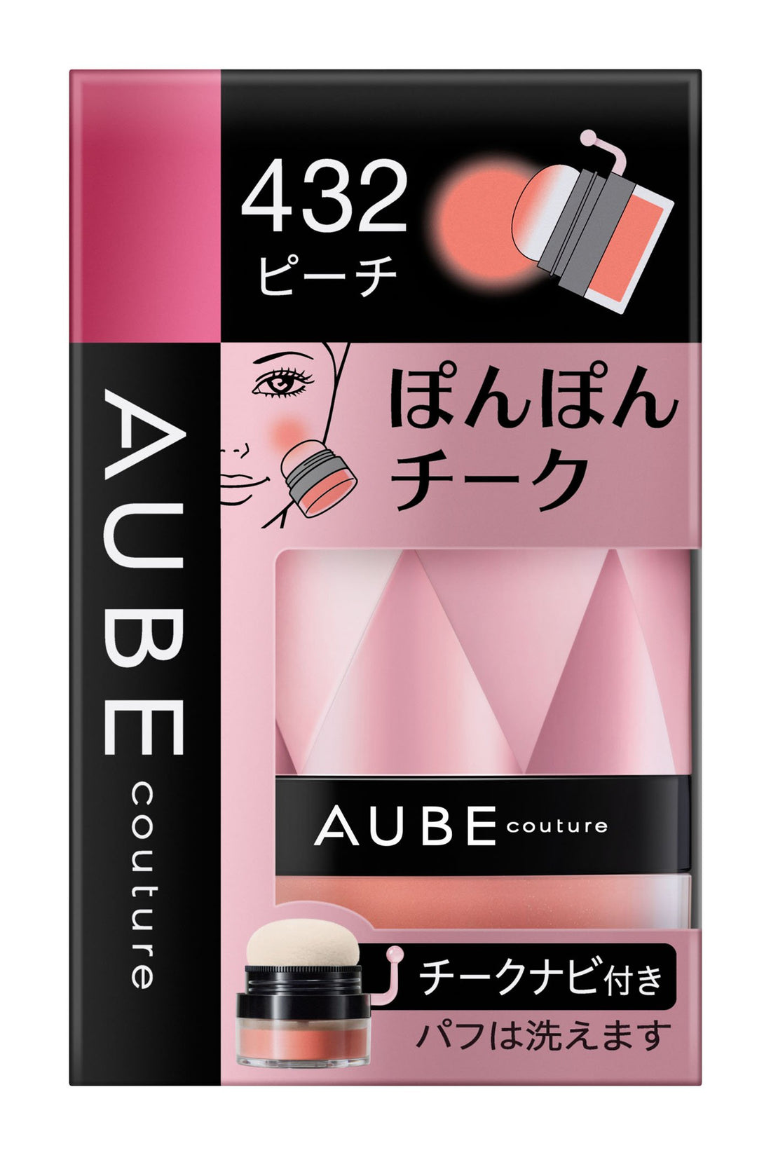 Sofina Aube Pompon Cheek 432 Peach