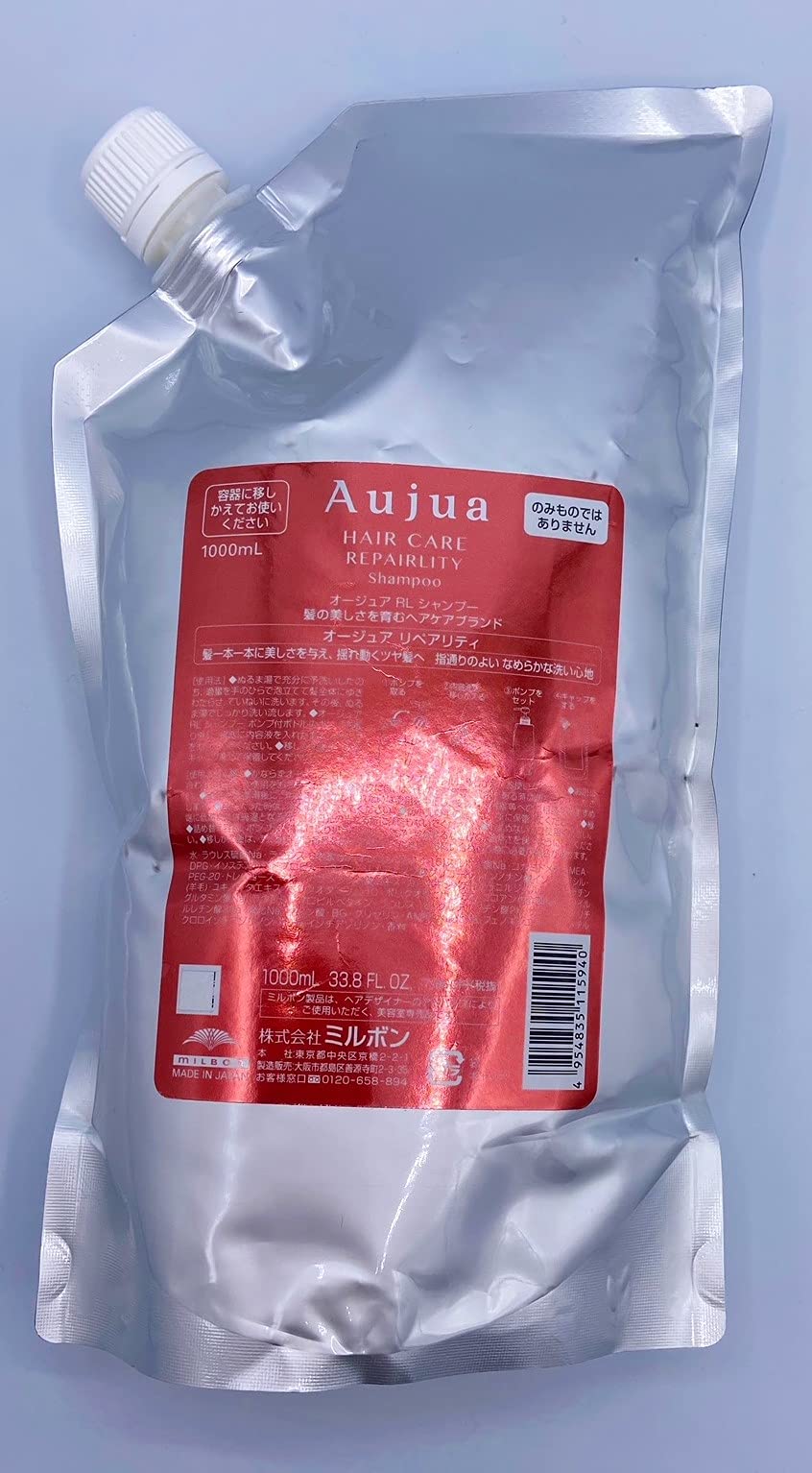 Aujua Repairity Shampoo Refill 1L for Japanese Hair Care