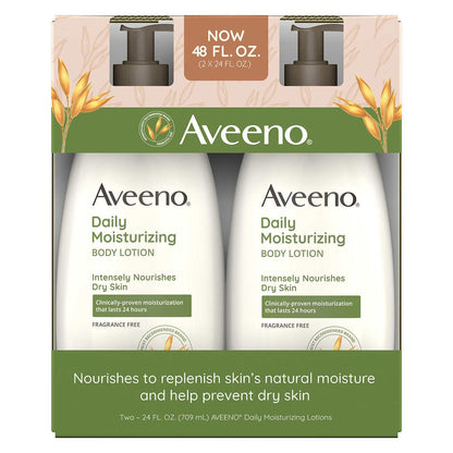 Aveeno Daily Moisturizing Body Lotion for Dry Skin 48 Fl Oz