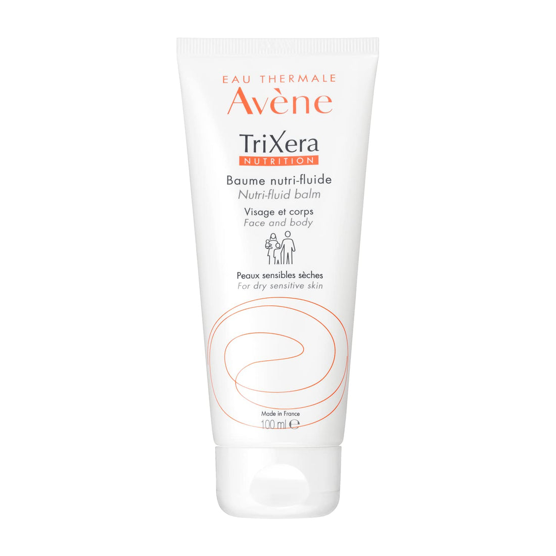 Avene Trixera NT Fluid Cream 100mL Fragrance-Free Body Cream