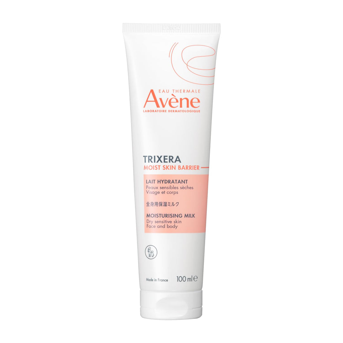 Avene Trixera Moist Skin Barrier Milk 100mL for Dry Skin Care