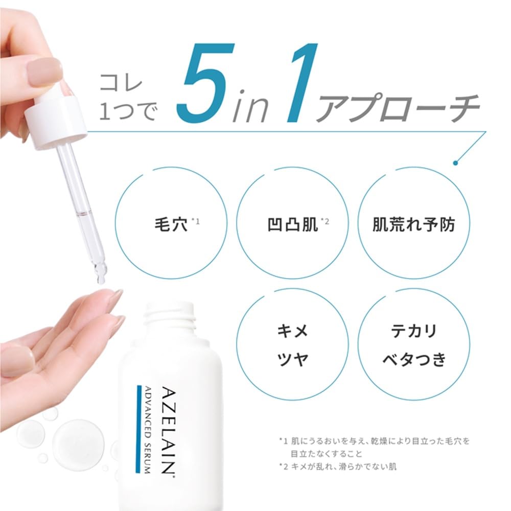 AZELAIN Advanced Serum with Azelaic Acid 30ml for Smooth Skin