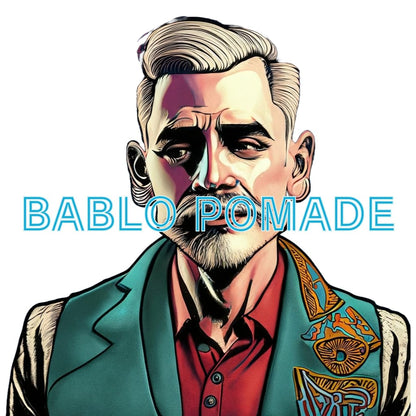 BABLO POMADE Hair Styling Comb and Brush Set for Men