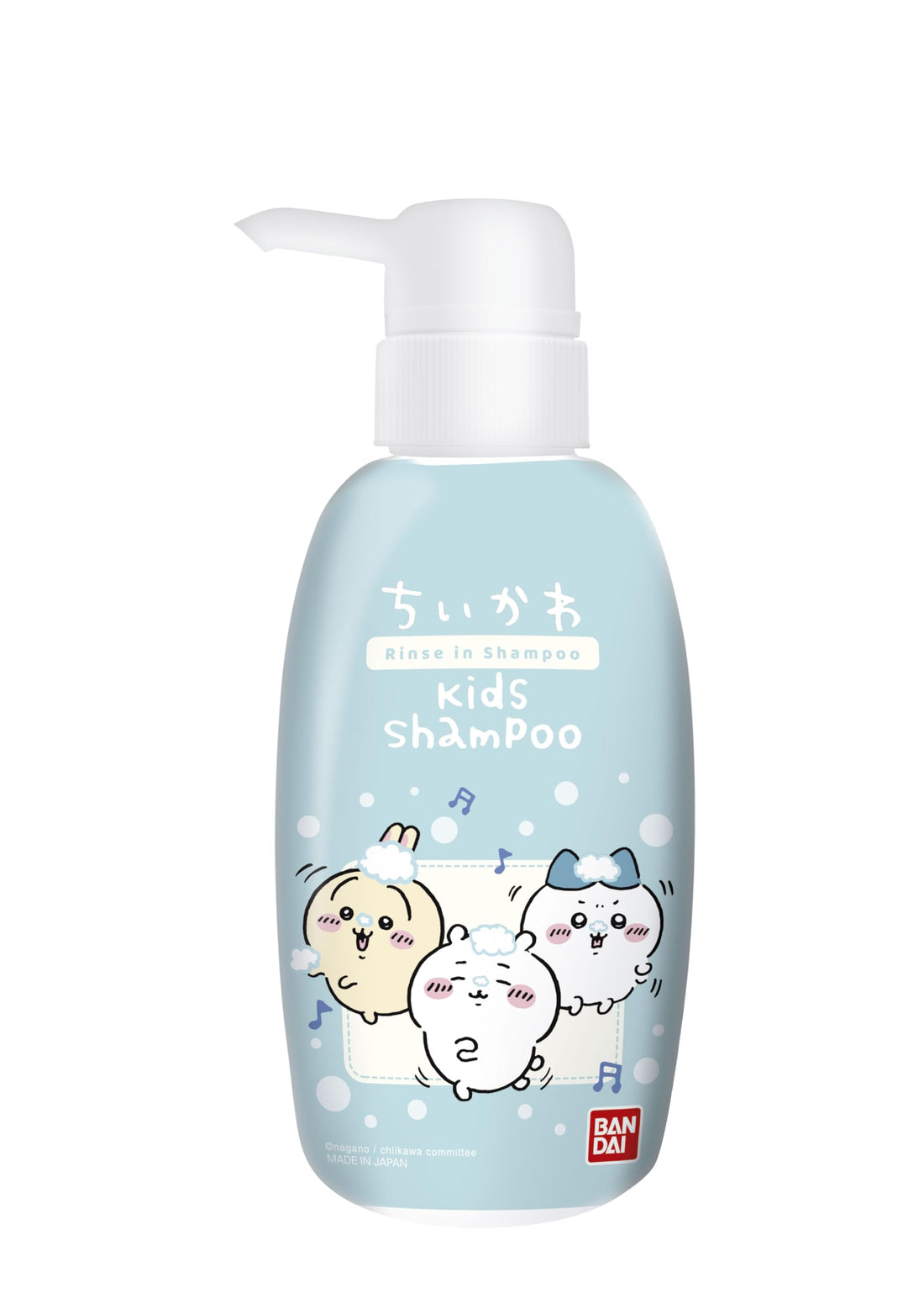 BANDAI Rinse-In Shampoo Chikawa 300ml for Japanese Hair Care