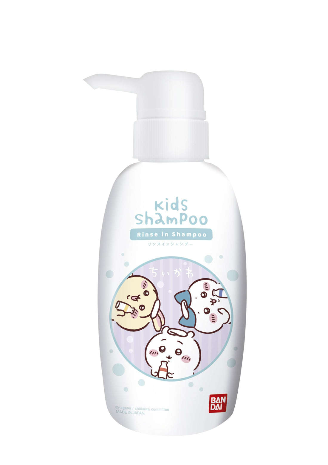 BANDAI Rinse-In Shampoo Chikawa 300ml for Japanese Hair Care