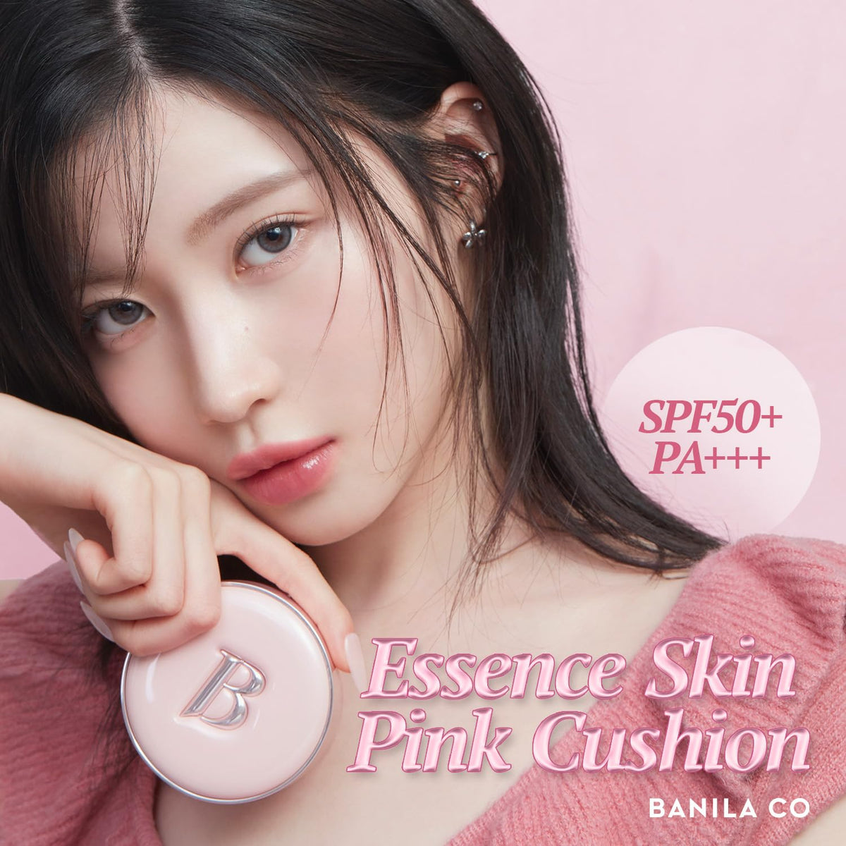 BANILA CO Essence Skin Pink Cushion 12g with SPF50+