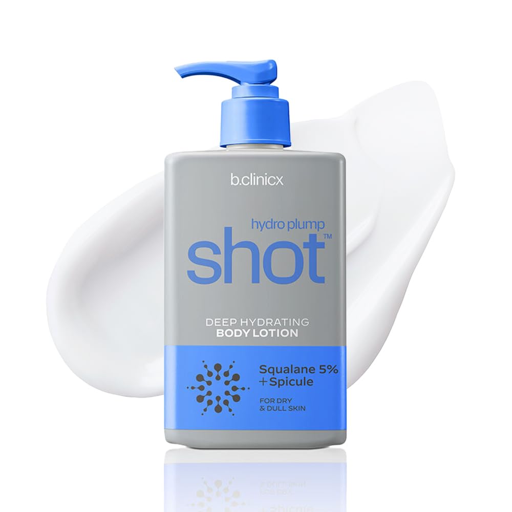 b.clinicx Plum Shot Body Lotion 300ml for Dull Skin Care