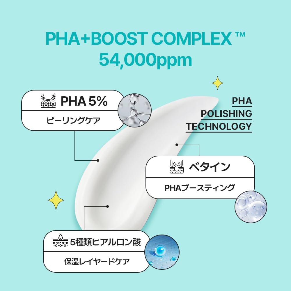 b.clinicx PHA 5% Skin Polishing Body Lotion 300ml for Body Care