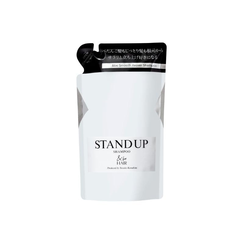 &amp;be Stand Up Shampoo Refill 370ml for Japanese Hair Care