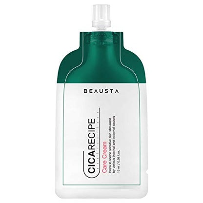 BEAUSTA Crème Cica Care Pouch Soin Hydratant Léger 15 ml