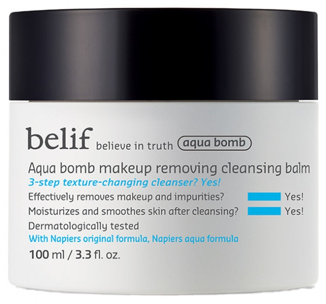 Belif AQUA BOMB Makeup Remover Balm 100ml for Gentle Cleansing