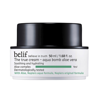 Belif The True Cream Aloe Vera Water Pump Cream 50ml Hydrating Moisturizer