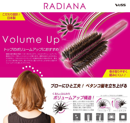 BES Hair Volume Up Brush RA-1500 Pink