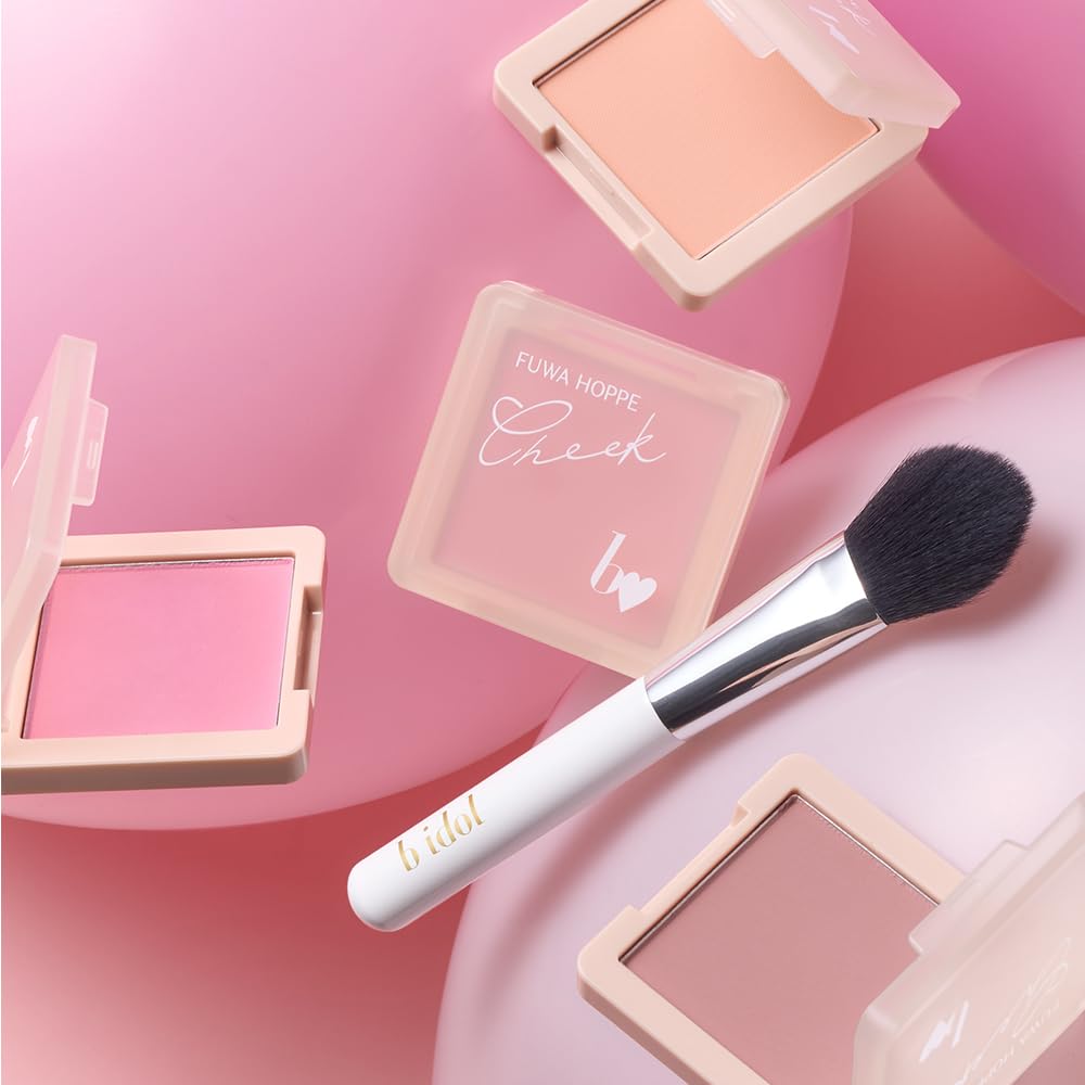 b idol Fuwahoppe Cheek Coral Beige Blush for a Natural Glow