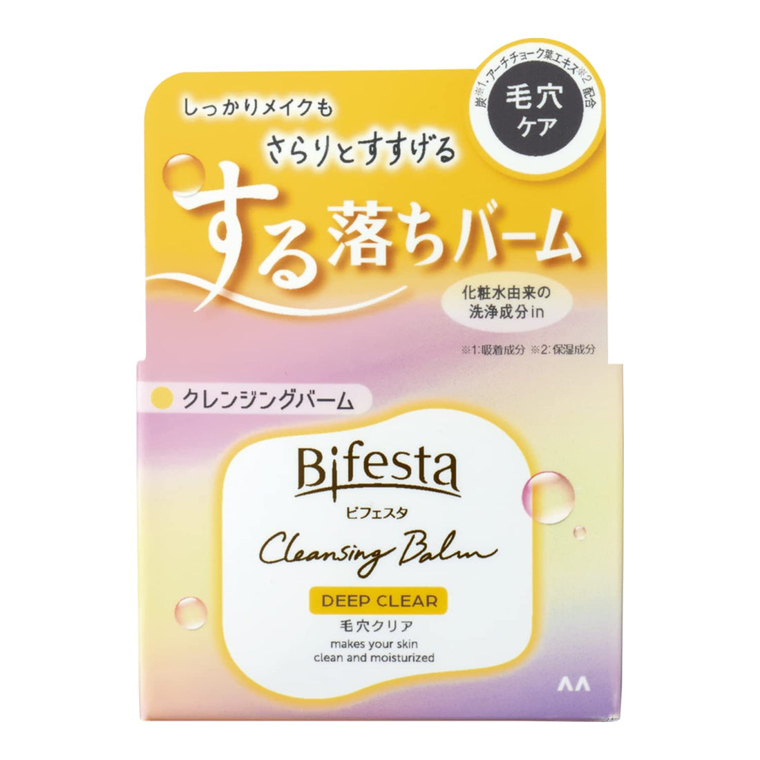 Bifesta Cleansing Balm Deep Clear 90g for Effortless Makeup Removal