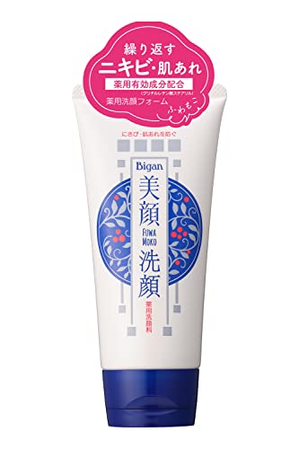 bigan Meishiki Bifacial Medicated Facial Cleansing Foam 120g