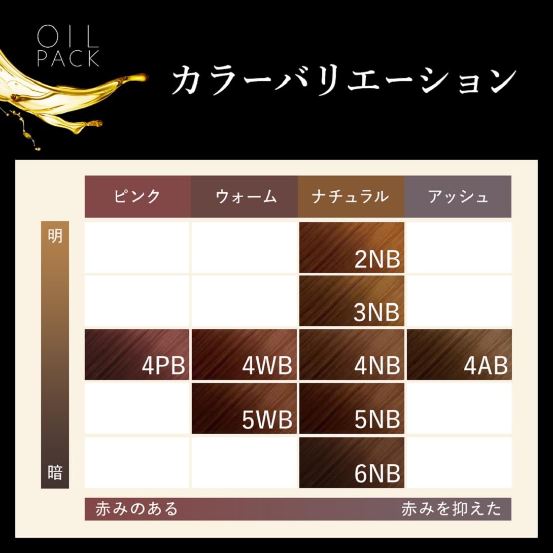 Bigen Oil Pack Color 4NB Slightly Light Natural Brown