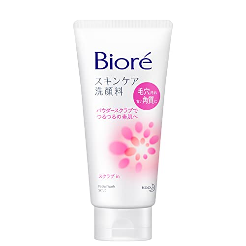 Biore Skin Care Facial Cleanser, Scrub in 130g