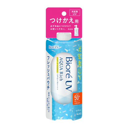 Biore UV Aqua Rich Light Up Essence Fresh Pouch 120g Sunscreen SPF50