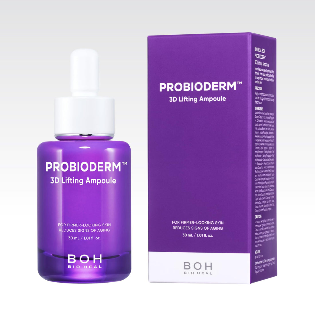 BIOHEAL BOH Probioderm 3D Lifting Serum 30mL for Hydration and Elasticity