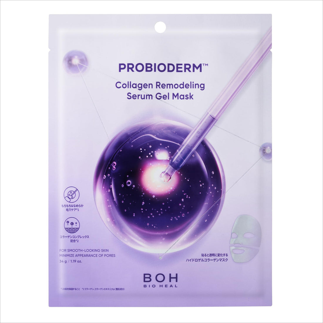 BIOHEAL BOH Probioderm Collagen Remodeling Serum Gel Mask 6 Sheets
