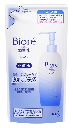 Bioré Hydrating Weak Acid Water Refill 180ml for Japanese Skincare