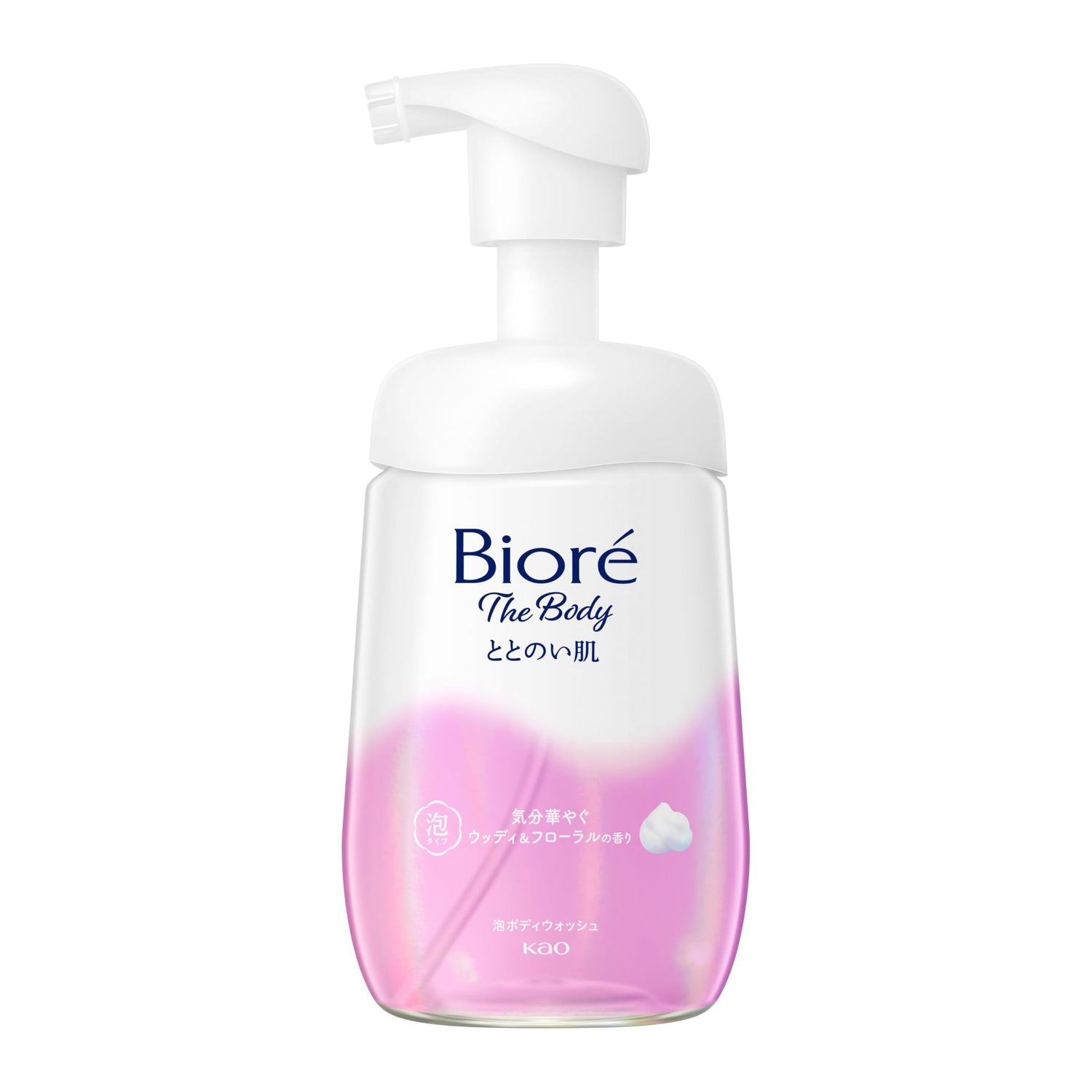 BIOREu Body Toning Skin Foam 480ml Woody Floral Scent Body Wash