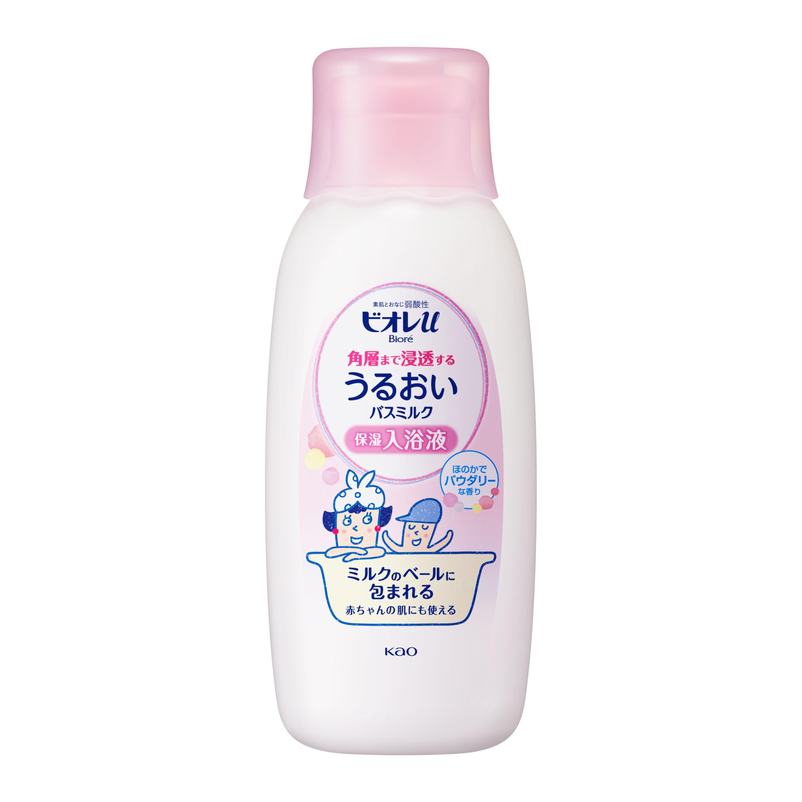BIOREu Deep Moisture Bath Milk Powder 600ml for Soft Skin