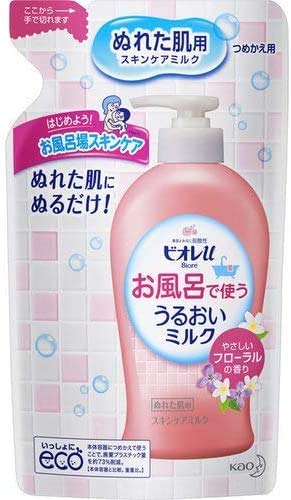 BIOREu Moisturizing Milk for Wet Skin with Gentle Floral Scent 250mL