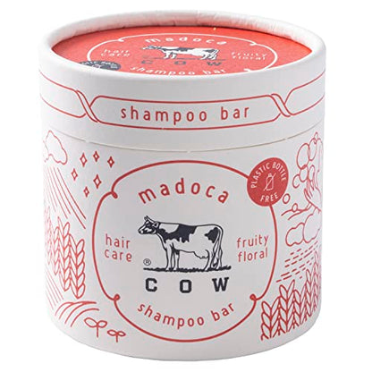 Bison madoca Shampoo Bar Fresh Fruity Floral Scent Milk Soap
