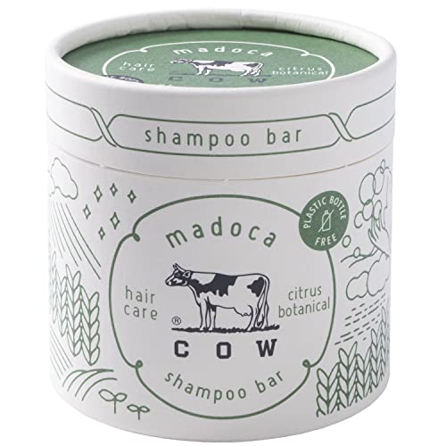 Bison madoca Shampoo Bar Refreshing Citrus Botanical Fragrance Cow Milk Soap