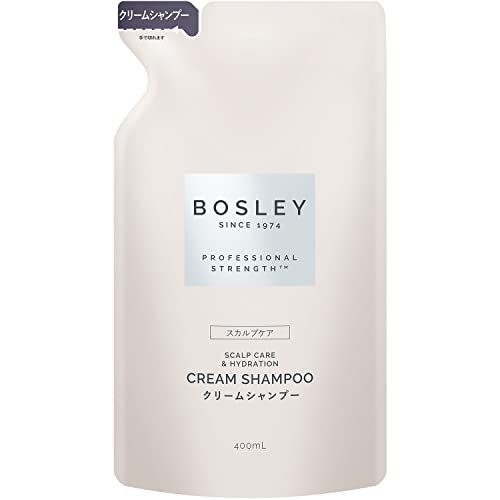Bosley Cream Shampoo Relaxing Citrus Scent 400ml Refill