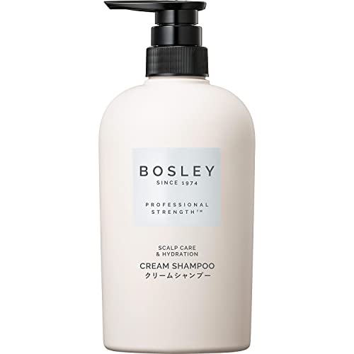 Bosley Cream Shampoo for Scalp Cleansing 500ml with Citrus Scent