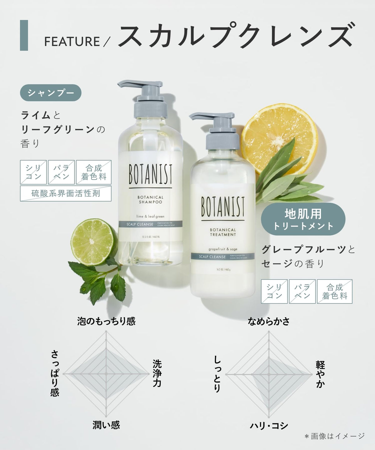 BOTANIST Hair Care Set with Scalp Cleanse and Deep Moisture