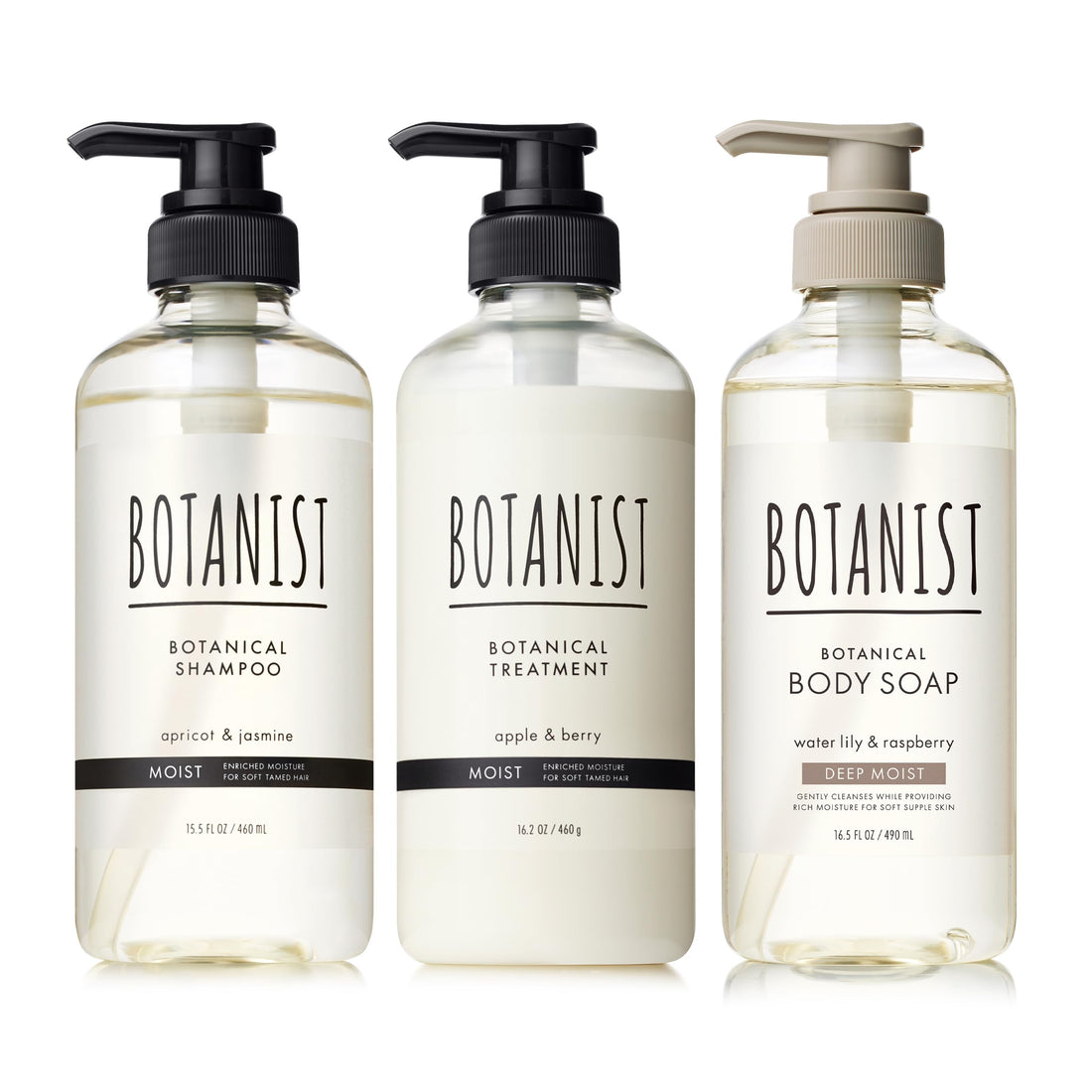 BOTANIST Moisture Shampoo and Treatment Set for Japanese Hair Care