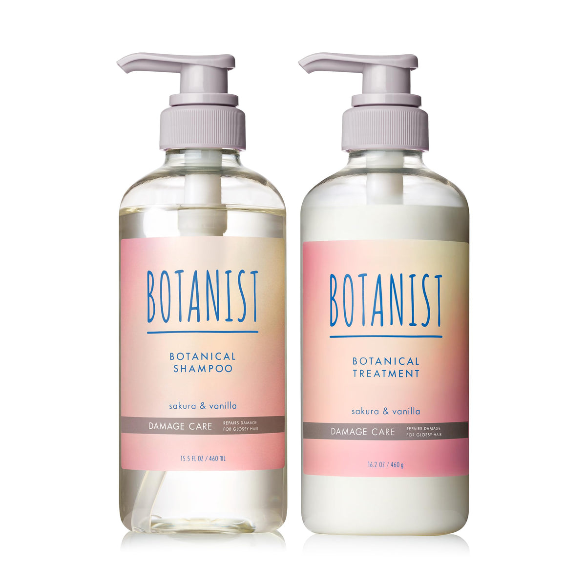 BOTANIST Botanical Shampoo and Treatment Set for Damage Care