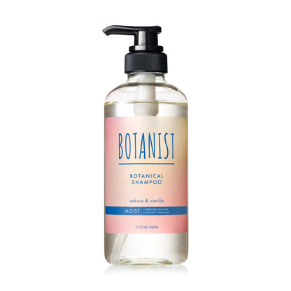 BOTANIST Moist Shampoo Sakura &amp; Vanilla 350ml for Shiny Hair