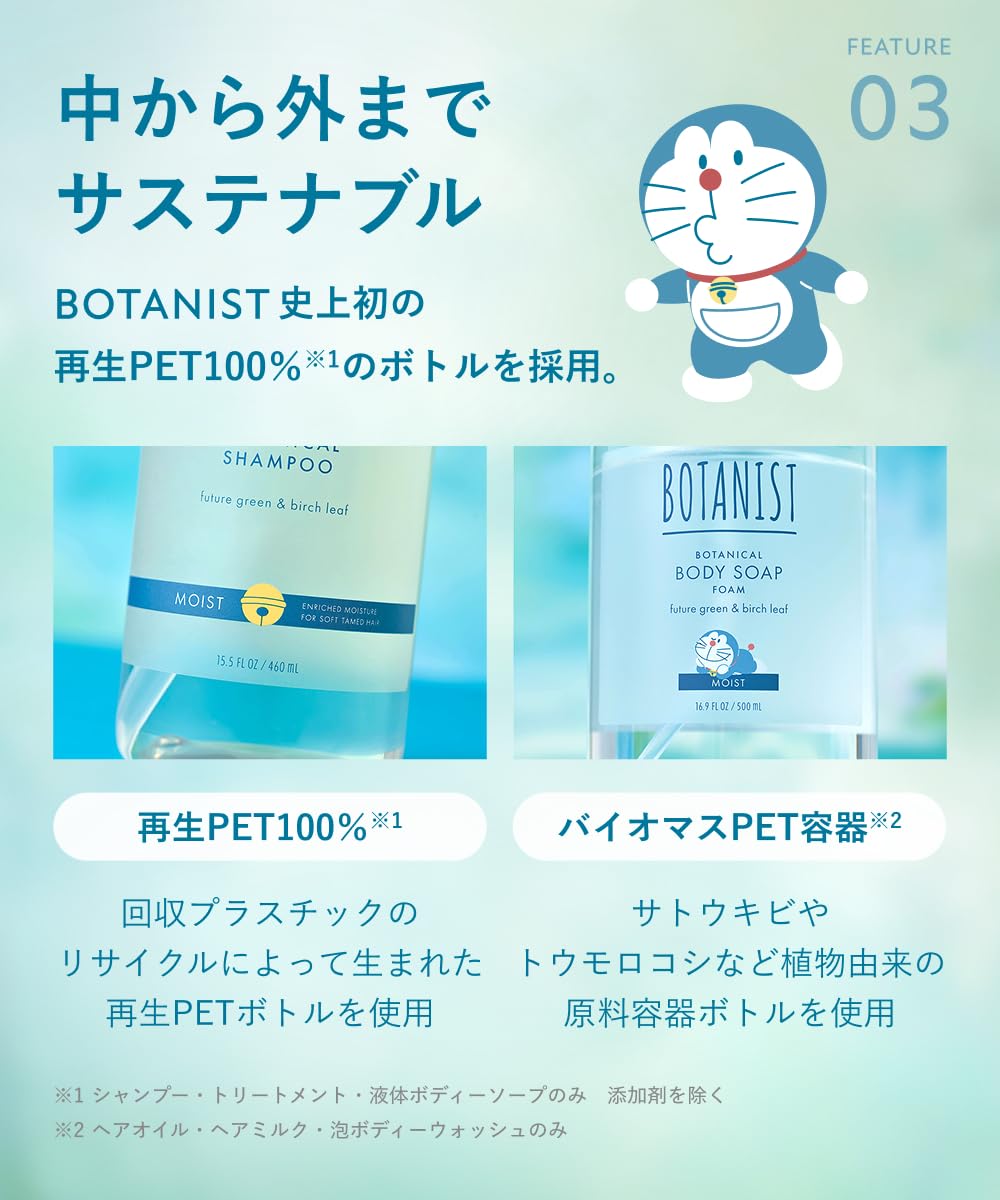 BOTANIST Botanical Shampoo Smooth 350ml with Future Green &amp; Birch Leaf