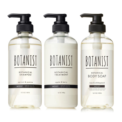 BOTANIST Moist Shampoo and Treatment Set for Japanese Hair Care