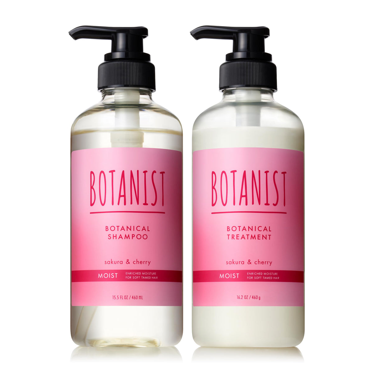BOTANIST Shampoo et Traitement Moist 350ml - Parfum de Cerisier