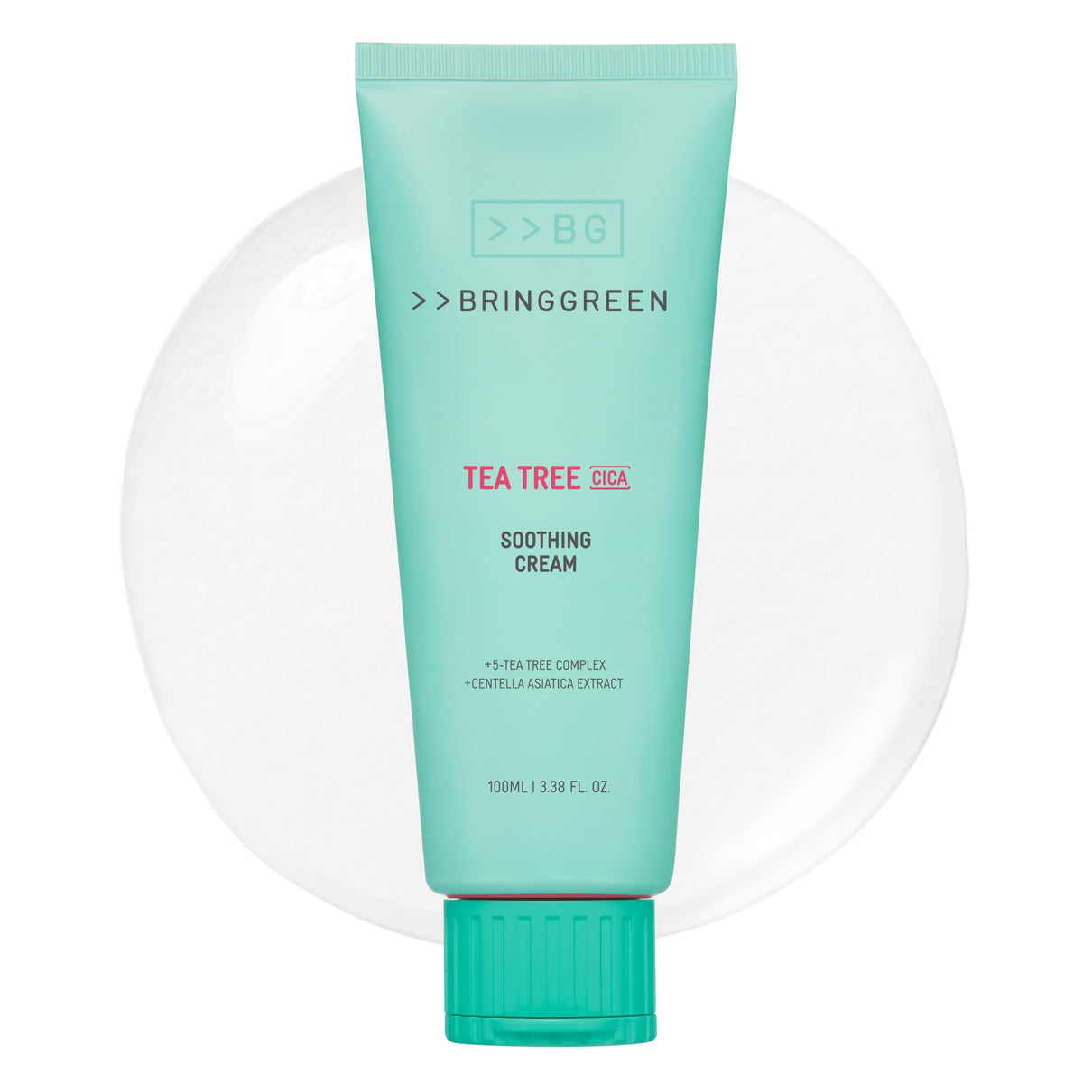 BRING GREEN Tea Tree Cica Soothing Cream Plus 100ml for Hydration