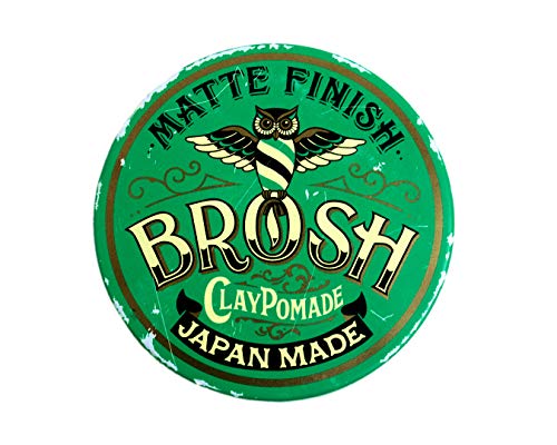 BROSH Clay Pomade 120g Matte Hard Hold for Strong Styling
