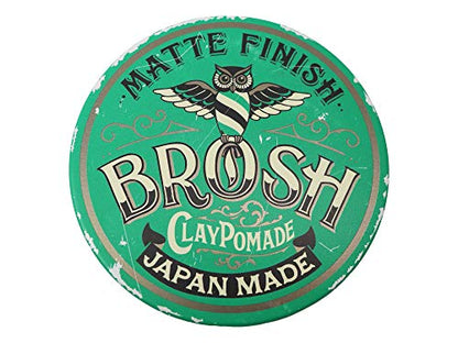 BROSH Mini Clay Pomade 40g No Shine Hard Hold