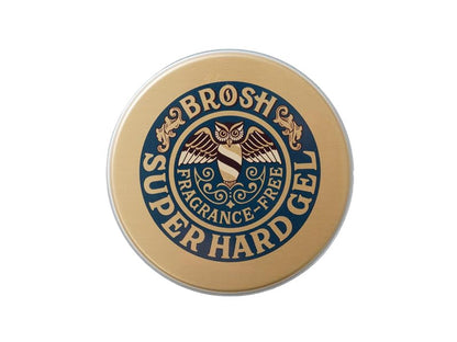BROSH Super Hard Gel Mini Travel Size for Strong Hold